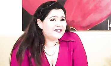 Karla Lane: Plus-Size Housewife's Sensual Solo Kitchen Session