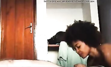 barely legal Ebony Hooker Seduces Older White Man