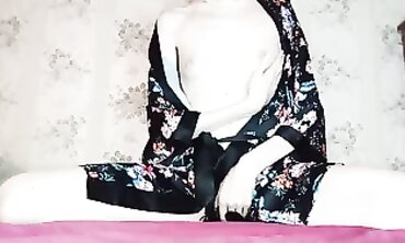 Japanese Teenage college girl Jerking Off in Kimonos - Sex Ed Lessons Gone Wild