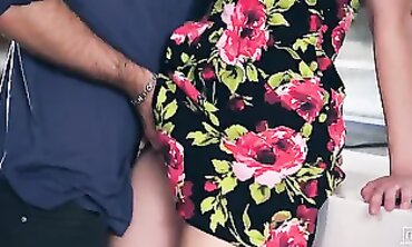 Petite Brunette Aria Logan Takes A Big Dick In POV