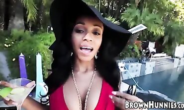 Glamorous Chocolate Takes a Hardcore Facial