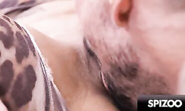 Canela Skin In Leopard Suit For Deep Anal Action