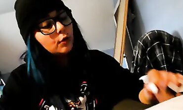 Hot Blonde Babe Gives Sensual Handjob with Point of View - Erotic Porn For Women