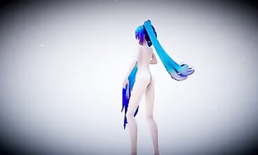 MMD R18: Miku in Micro Bikini