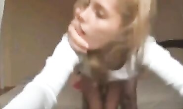Hot Babe with Big Tits and Ass Gets Deep Throat Blowjob