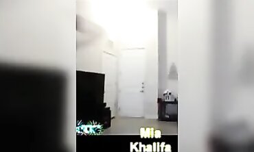 Mia Khalifa Showcases Her Big Tits In A Steamy Public Shower