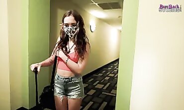 Petite Brunette Stepdaughter Bailey Base Keeps Her Pure Fantasy Alive