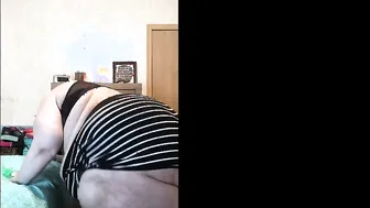 Chubby Girl's Sensual Massage with Oil