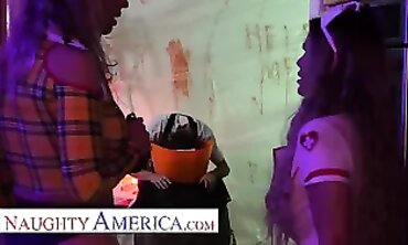 Sexual America: Two Stunning Milfs Penetrated by a Big Dick