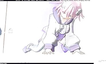 3D Hentai Cosplay: Neptunia Takes a Rough Anal Cumshot