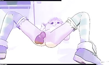 3D Hentai Cosplay: Neptunia Takes a Rough Anal Cumshot
