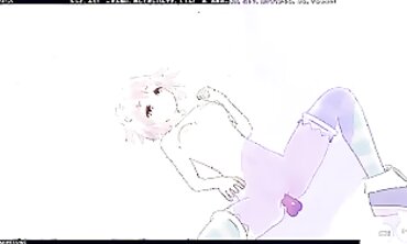 3D Hentai Cosplay: Neptunia Takes a Rough Anal Cumshot