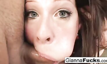 Gianna Michaels Faces Four Fountains in a Hardcore Gangbang