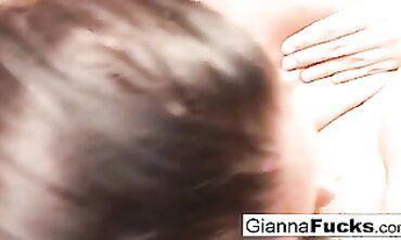 Gianna Michaels Faces Four Fountains in a Hardcore Gangbang