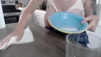 POV Step Mom Makes You Jug Milk Cereal Part 1