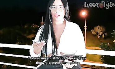 queen hispanic realtor takes lengthy trouser snake
