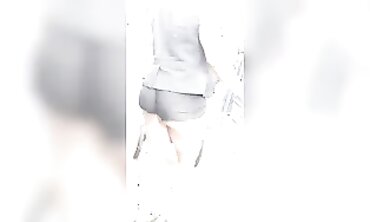 Ebony Cougar With Huge Ass Gets Caught