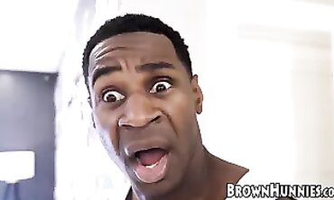 Dark Skinned Hottie Adrianne Maya Gets Anal Fucked in Hardcore POV