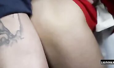 Air Stewardess Drills Passenger on a Flat