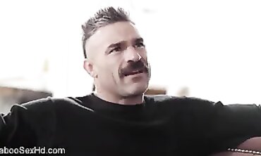 Stepdad Fucks His Sluts While Stepson Is Away
