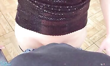 POV Creampie In Stockings At The Night Club