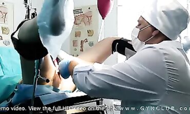 Sensual coochie with gullet on obgyn check-up
