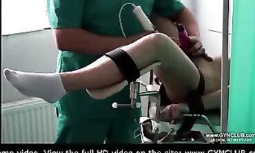 Sensual coochie with gullet on obgyn check-up