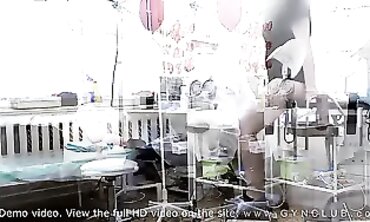 Sensual coochie with gullet on obgyn check-up