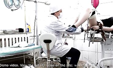 Sensual coochie with gullet on obgyn check-up