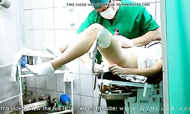 Sensual coochie with gullet on obgyn check-up
