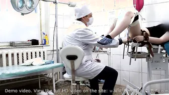 Sensual coochie with gullet on obgyn check-up