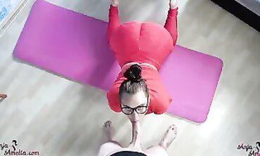 Red's Big Ass in Crimson Trousers Gets Roughly Penetrated by Coach