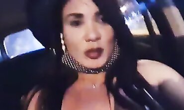 Latina Amateur Gets Creampie in Uber Car