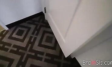 Caught Sniffing My Busty Latina Stepsis Thong During Quarantine