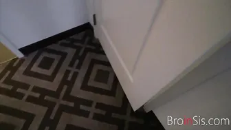 Caught Sniffing My Busty Latina Stepsis Thong During Quarantine