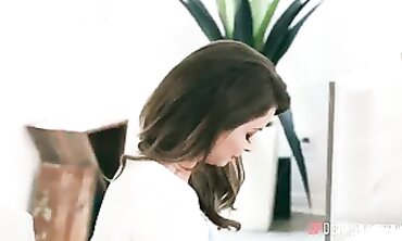 Kimmy Granger & Emily Addison Share A Hairy Interracial Lesbian Blowjob