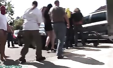 German Amateur Group Anal Party With Rough Gangbang Action