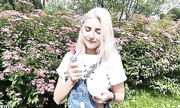 Eva Elfie's Risky Public Lingerie Fuck-Fest