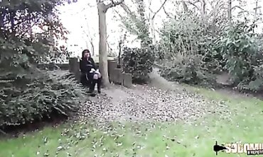 French Senior Takes Two Cocks