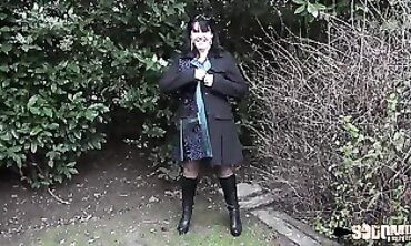French Senior Takes Two Cocks