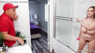 Chubby Bride-To-Be Sensual Massage And Rough Sex With Delivery Stud