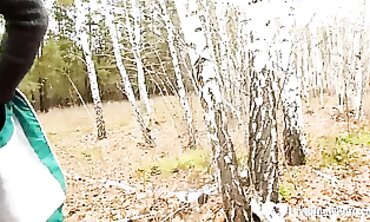 Nice MILF Stepsister Gets Fucked in the Woods
