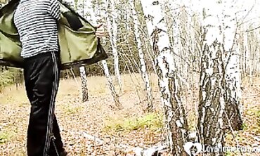 Nice MILF Stepsister Gets Fucked in the Woods