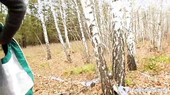 Nice MILF Stepsister Gets Fucked in the Woods