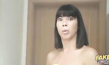 Hot Blonde Teen Gives Amazing Handjob & Foot Job to Older Man - French Amateur