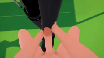 Kurumi Tokisaki 3D Bootjob Fetish