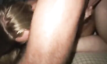 Raunchy Party Threesome Ends With A Hot Facial Cumshot