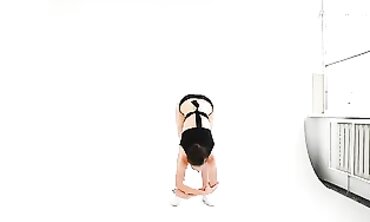 Highly Sweetheart naked gymnastics by Alla Sinichka