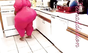 African BBW Booty Jerk Off Instructions