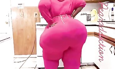 African BBW Booty Jerk Off Instructions